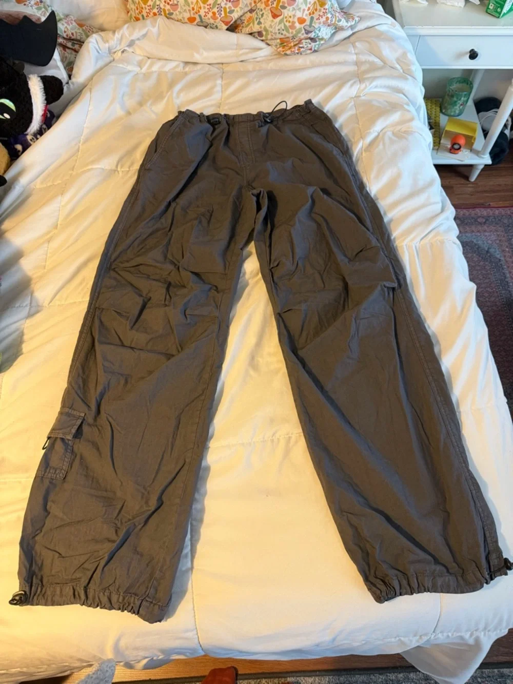Garage paxton grey parachute cargo pants - Picture 3 of 11